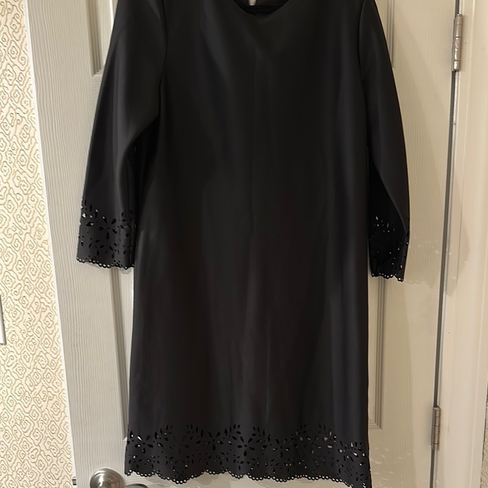 Elegant Black Dress with Cutout Details